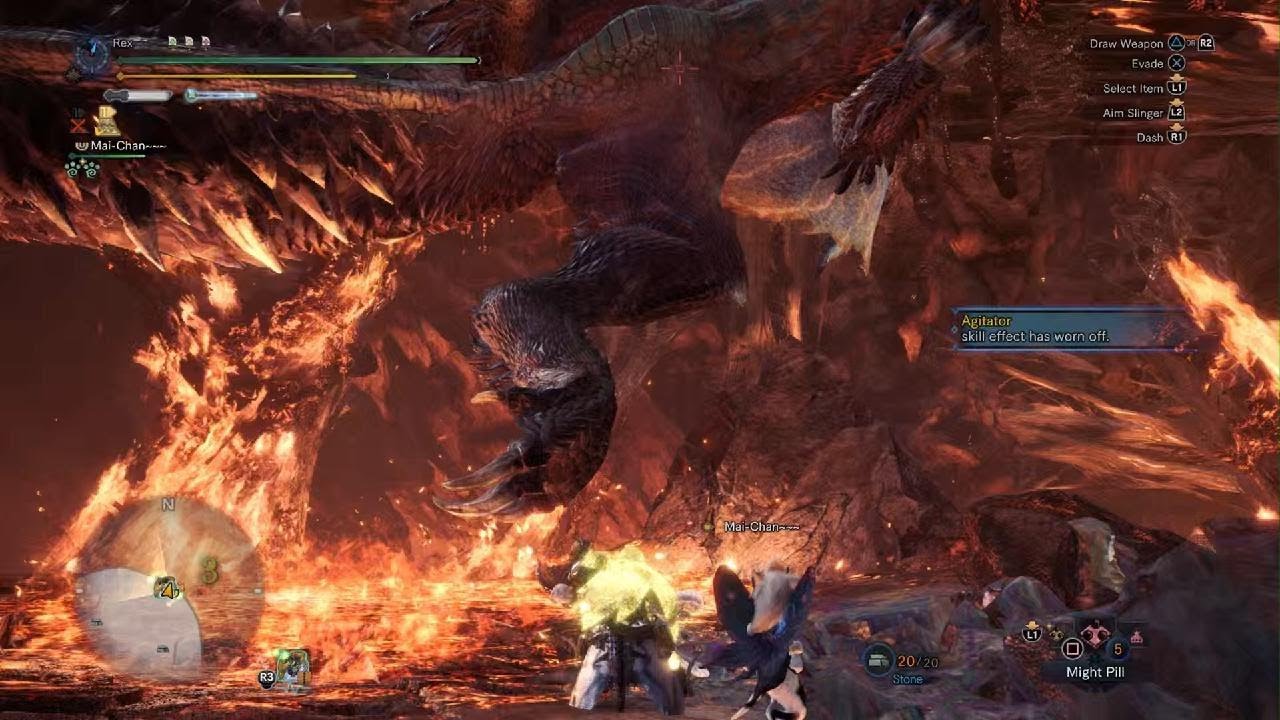 MHWI Alatreon Fire active Hammer Solo