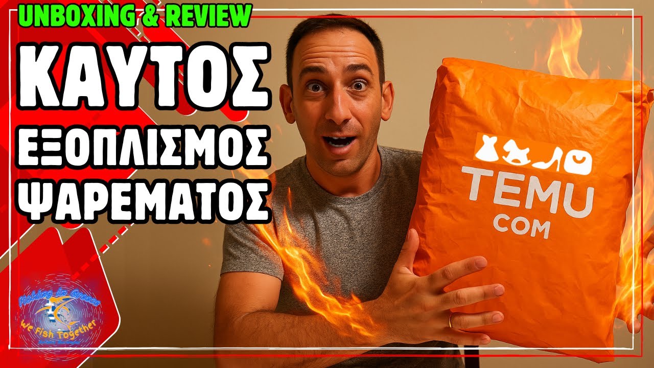 Unboxing Φθηνού Εξοπλισμού Ψαρέματος από TEMU – Αξίζει ή Όχι;