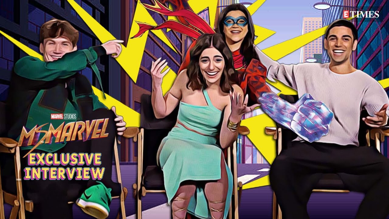 Ms Marvel CRASHES ETimes Interview with Matt, Yasmeen & Rish | Team Reveals FAVOURITE SRK Movie