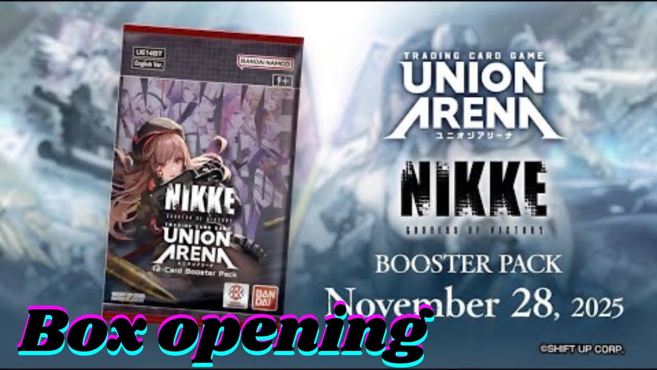 Nikke Box Opening Union Arena TCG
