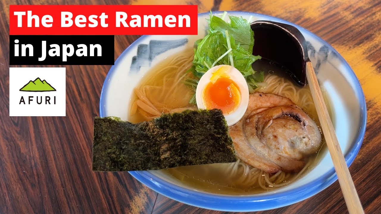 My absolute favorite ramen in Japan: AFURI Ramen! Warning: you will get hungry.