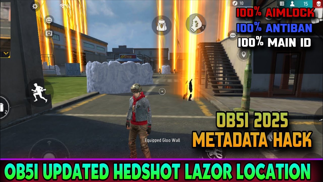 REDMI POCO MAIN ID SAFE HOLOGRAM LOCATION HACK | FREE FIRE MAX HEDSHOT LOCATION HACK | OB51 UPDATED 