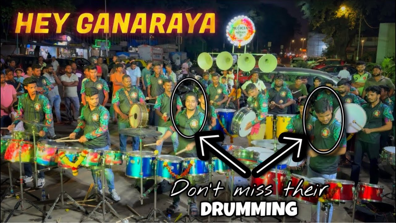 Don’t miss their DRUMMING - Hey Ganaraya Song | Musician’s Musical Group, Byculla