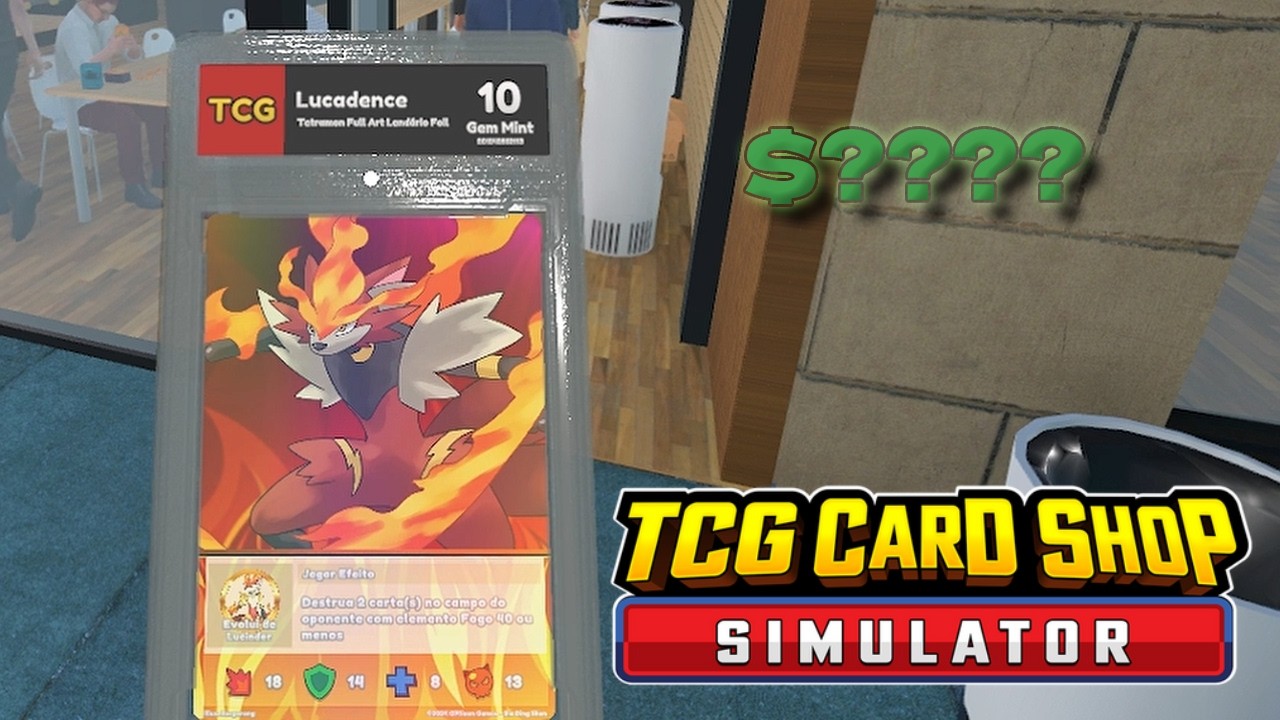 Quanto custa nosso primeiro cartão classificado? TCG Card Shop Simulator pt.6