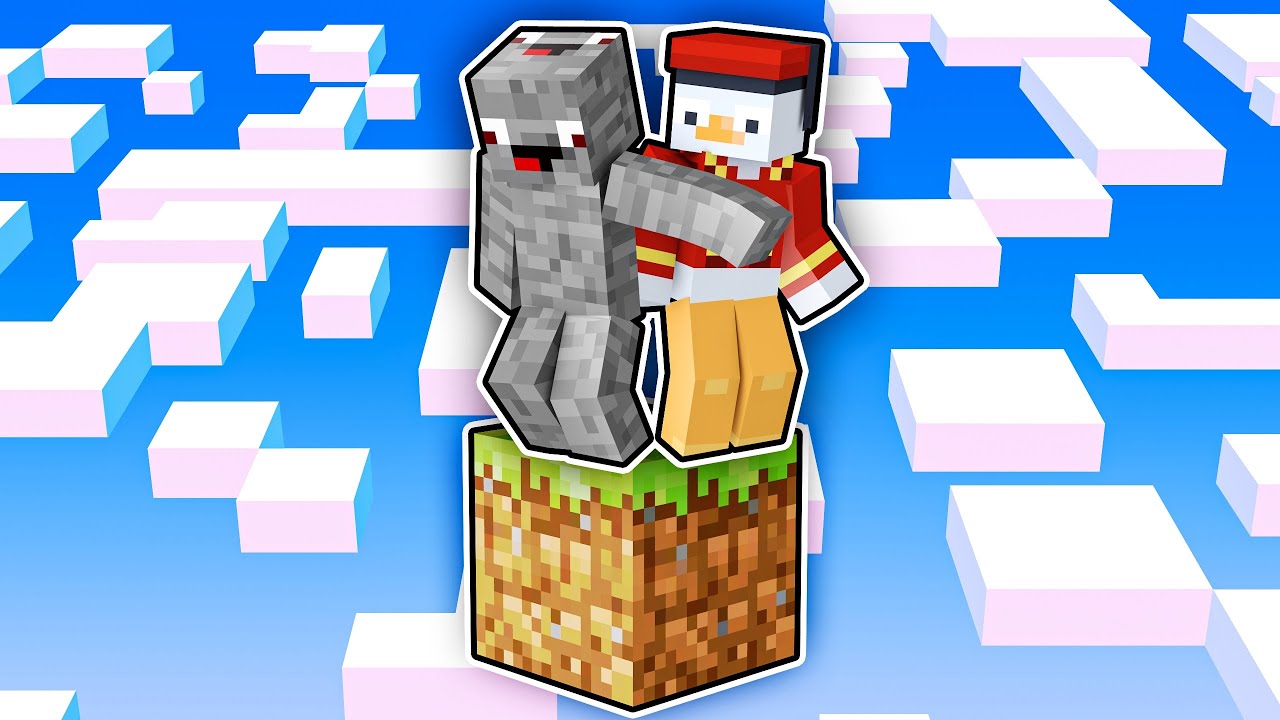 Wir BEKOMMEN nur 1 BLOCK in Minecraft!