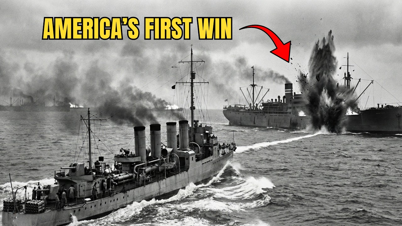 4 U.S. Destroyers Fired for 8 Minutes &mdash; An Entire Enemy Column Disappeared