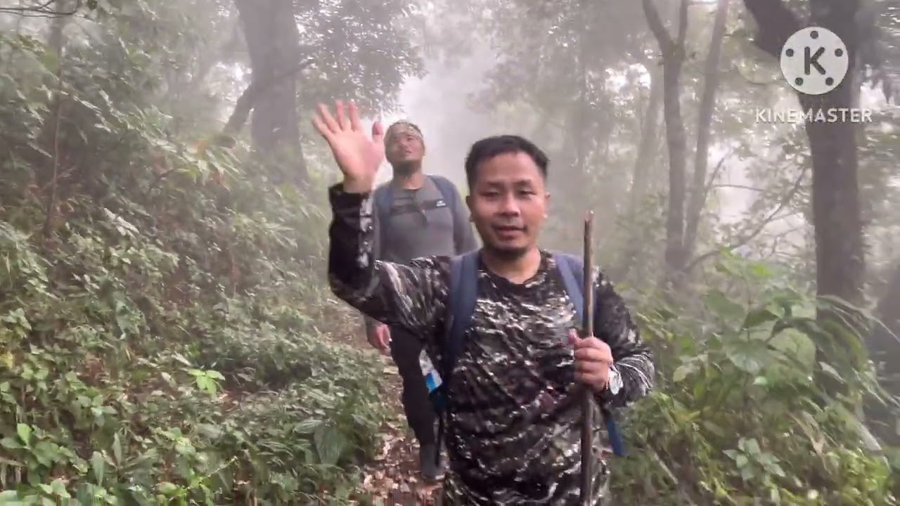 Phawngpui tlang (#highestmountain of Mizoram) ke ngatin kan lawnchhuak e..