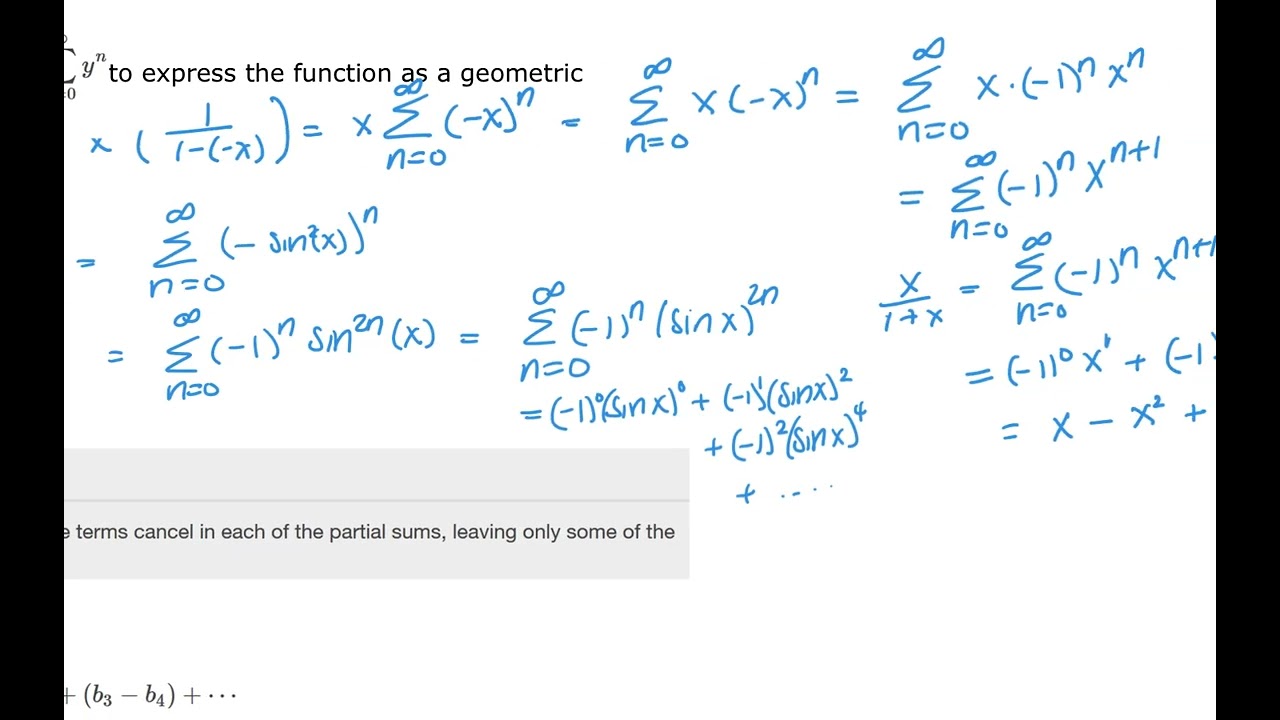 MATH&153 Section 5.2 - Infinite Series