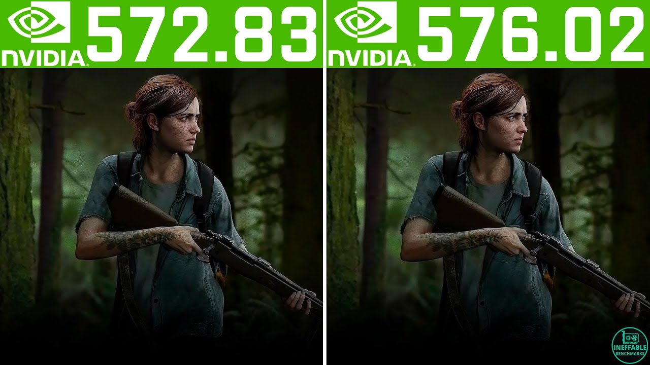 Nvidia Driver Update 576.02 vs 572.83 Driver Comparison (RTX 4060)