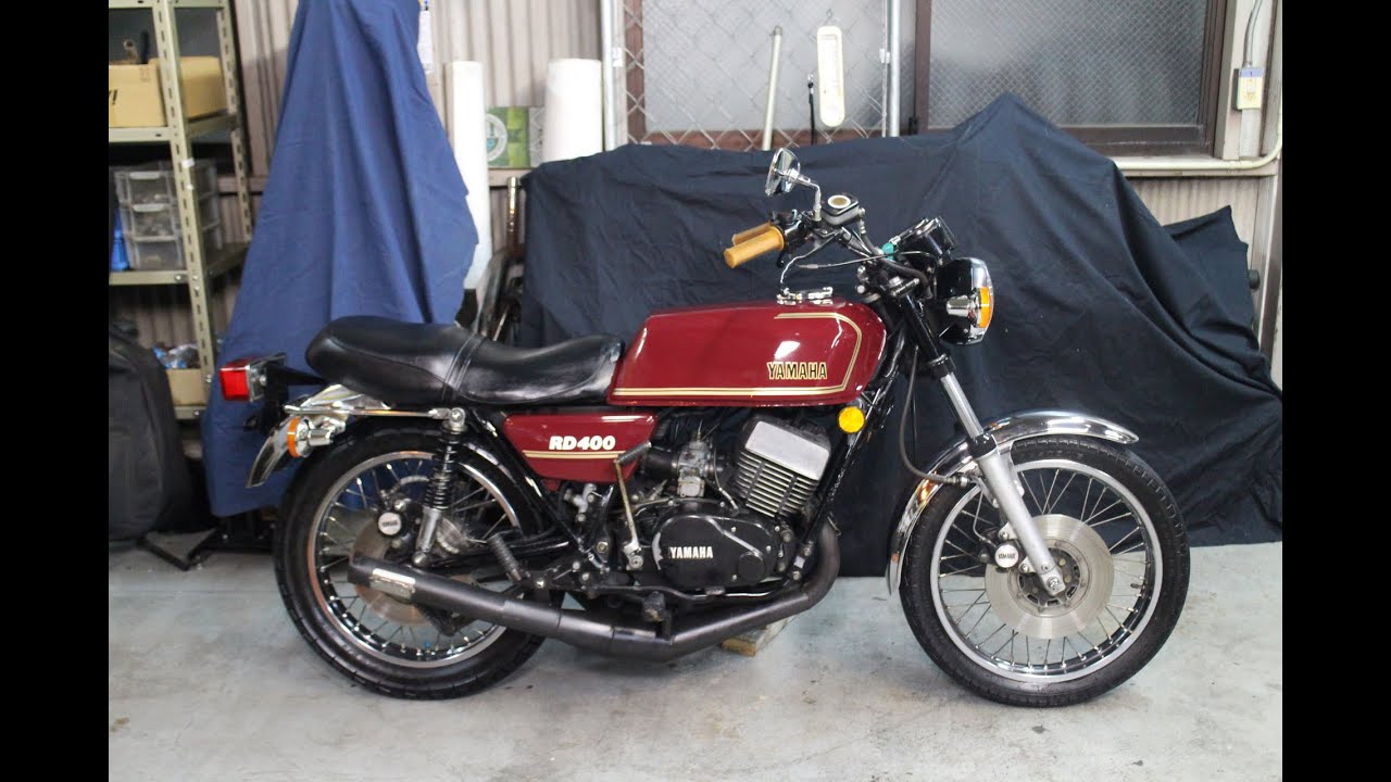 1976 Yamaha RD400 2ストサウンド DGチャンバー 排気音