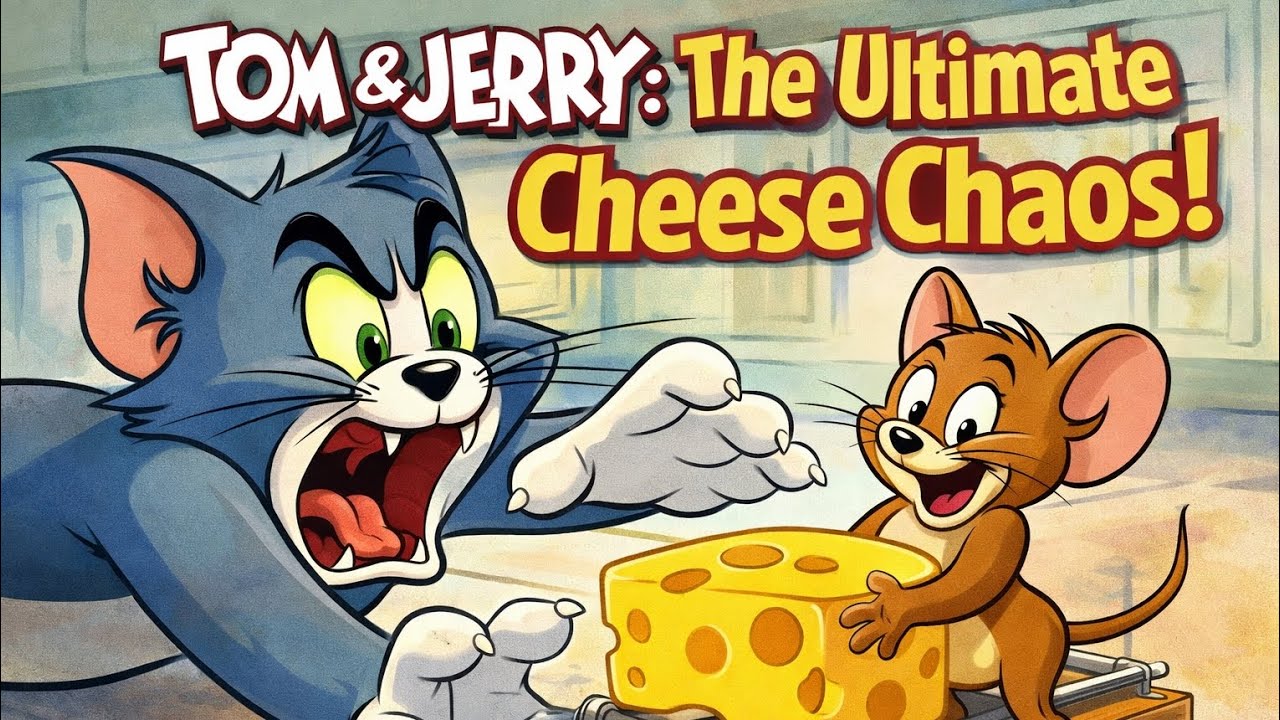 «Том и Джерри: Настоящий сырный хаос!» 🧀💥