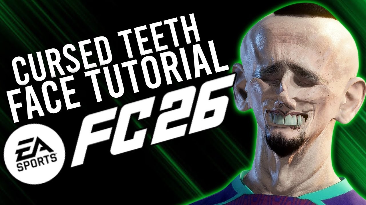 EA FC 26 | CURSED TEETH | Pro Clubs & Career Mode Face Creation