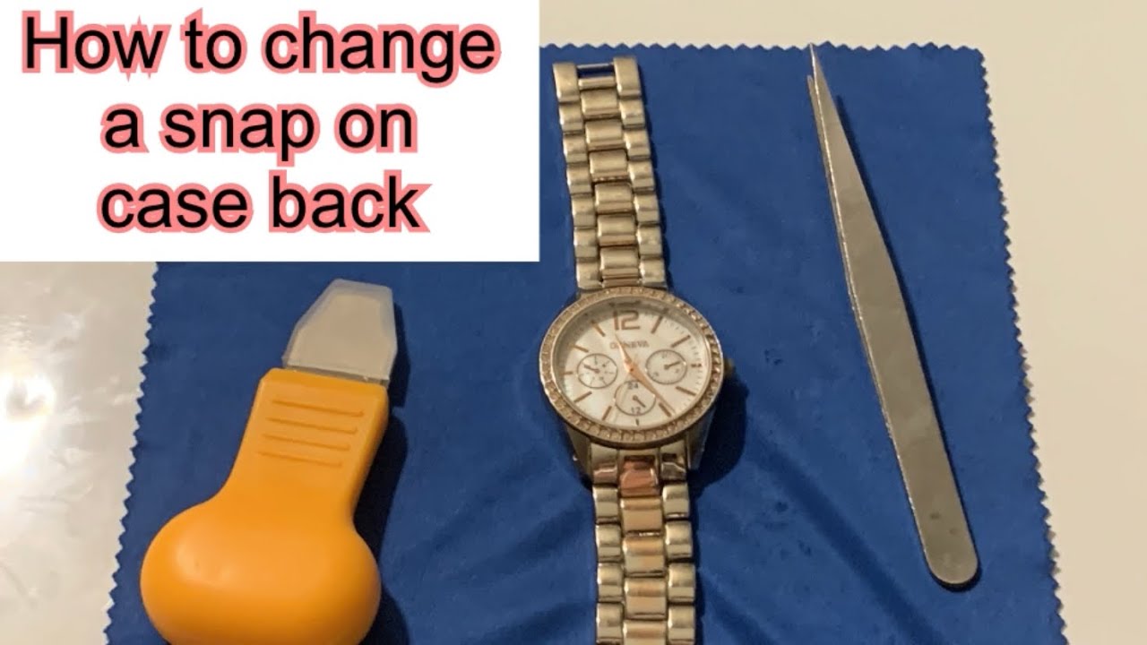 How To Change A Battery With A Snap On Case Back