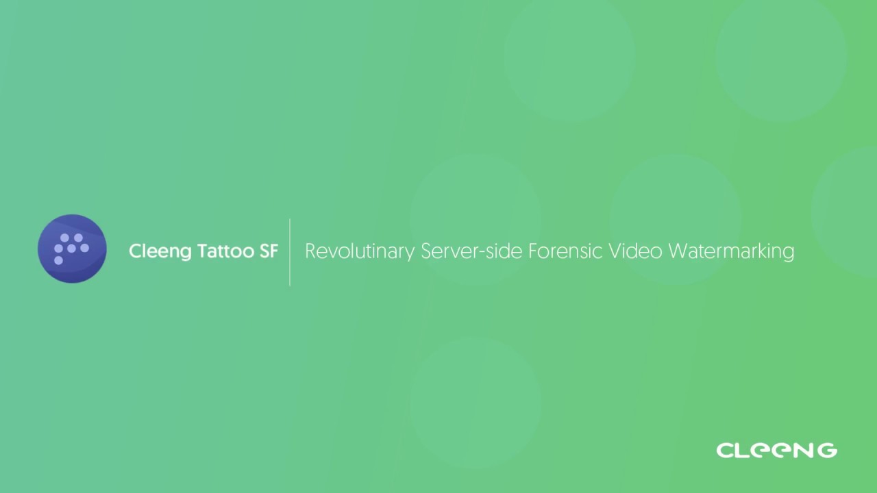 Cleeng Tattoo SF.  Server-side forensic video watermarking