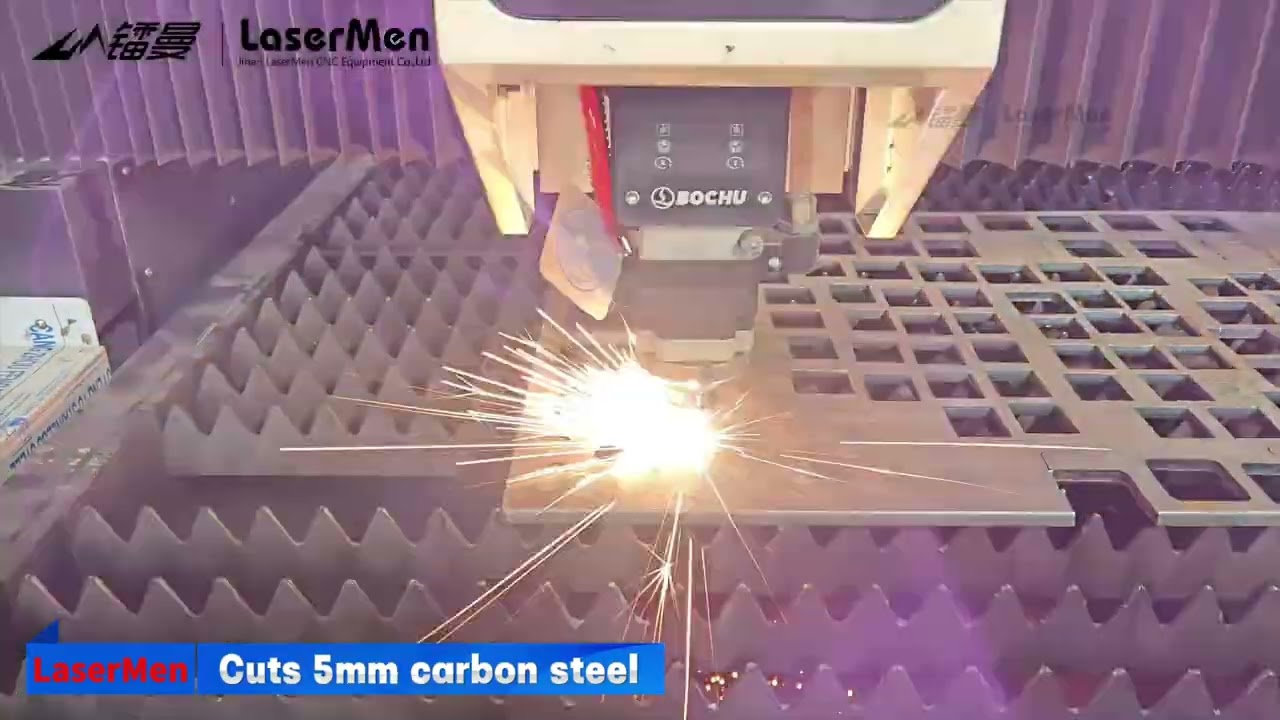 [LaserMen]LM-1530AF 3KW Open type fiber laser cutting machine for metal sheet
