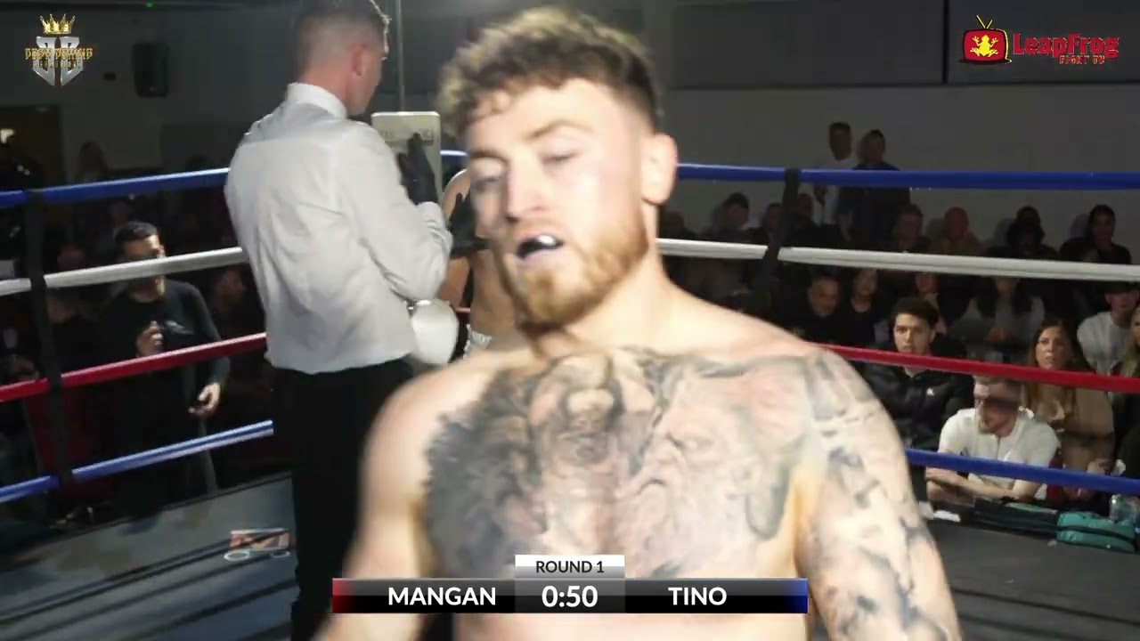 Шон «Человек» Манган против Зи Тино — счёт до конца — Boshboxing promotions