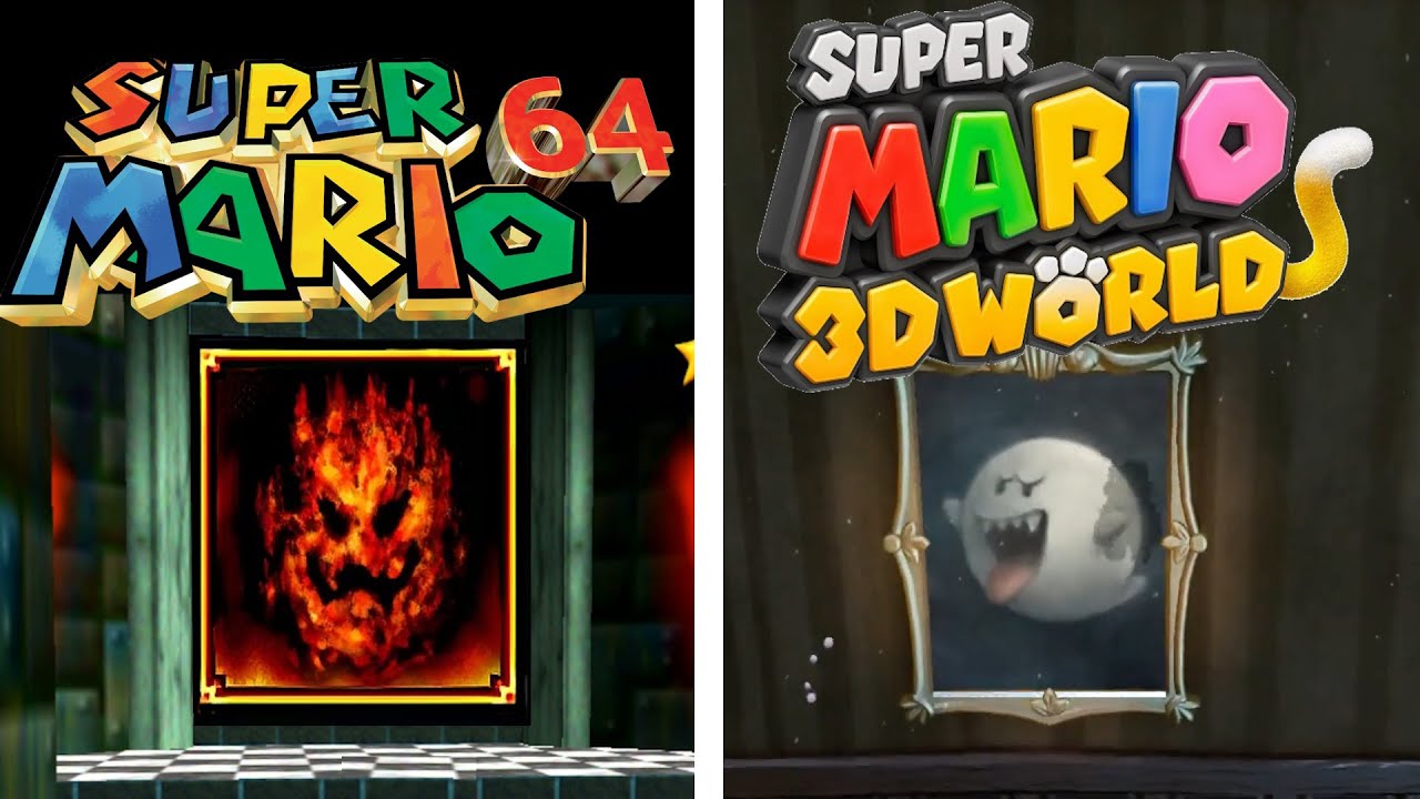 SUPER MARIO 3D WORLD - All References to Other Games