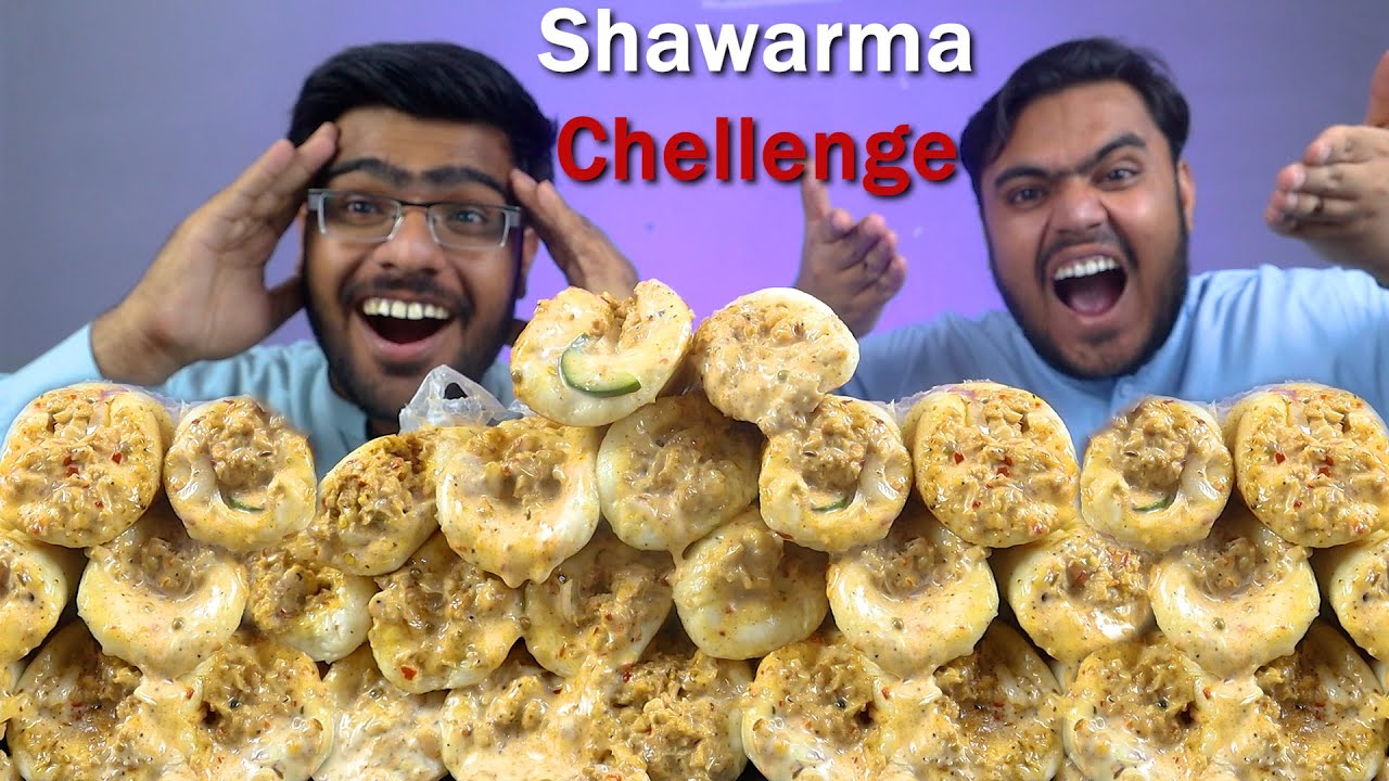 Mountain of Shawarma Challenge 😋