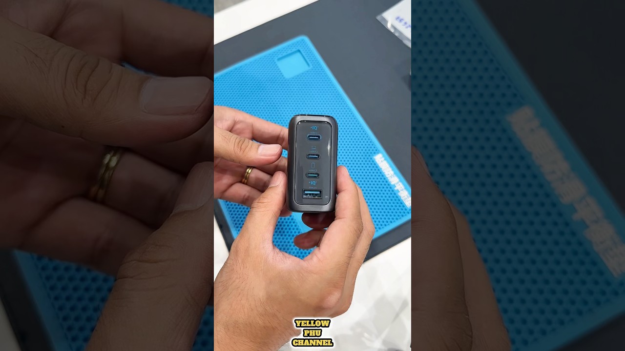 ANKER Zolo 140W GAN Fast Charge Version Dark Gray - PPF Flim Screen Protector Applying #shorts