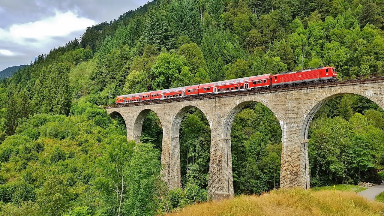 Treinen in het Schwarzwald