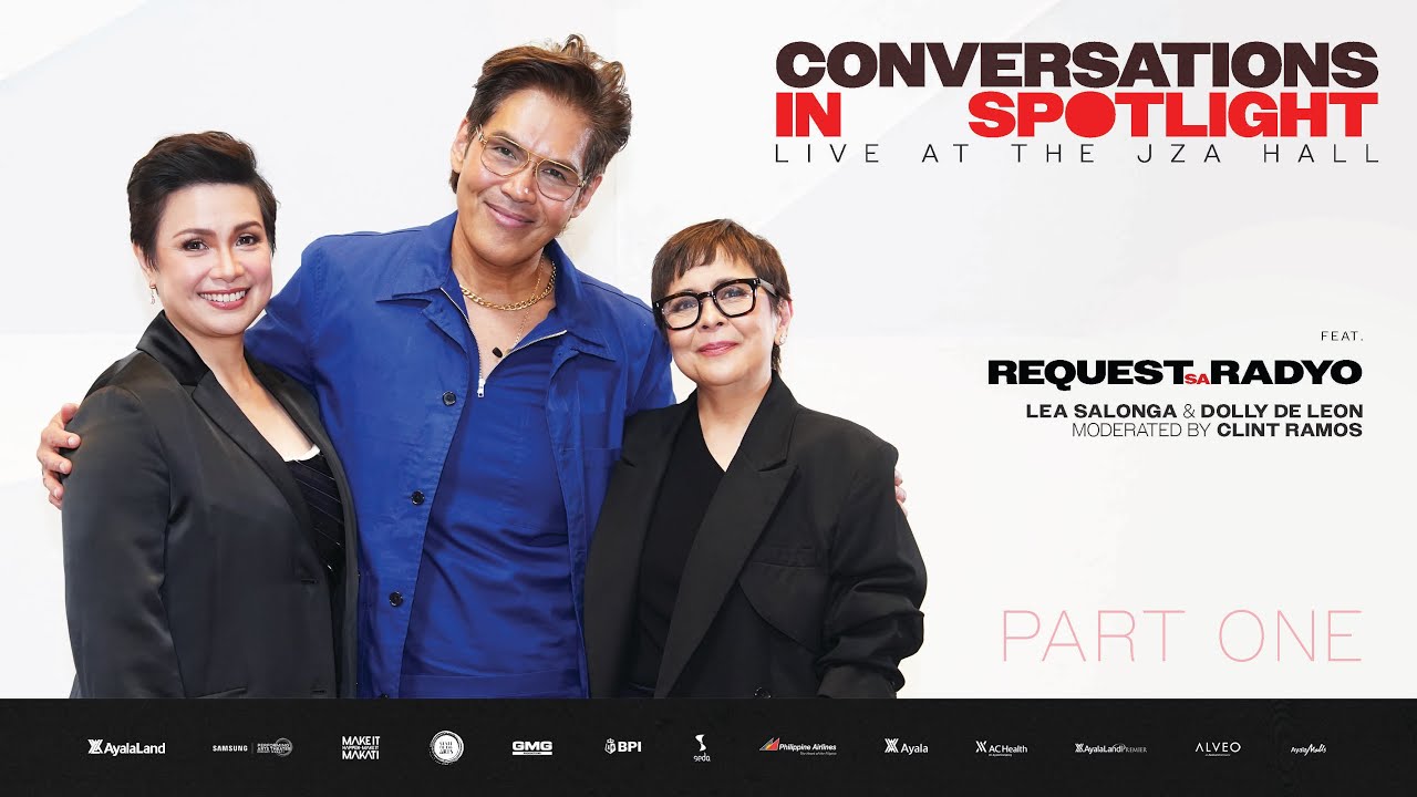 Conversations in Spotlight feat. Lea Salonga, Dolly De Leon & Clint Ramos (PART 1)