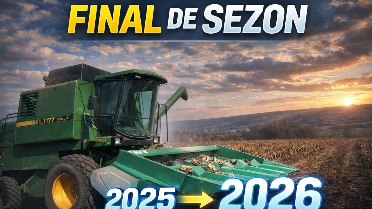Sf&acirc;rșit de recoltat porumbul din 2025 &icirc;n 2026.