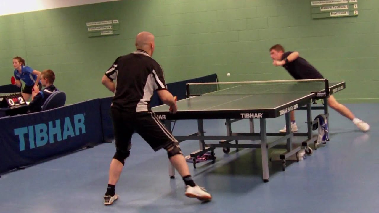 Scott Crawford vs Keith Rodger  (British League Table Tennis 2010)