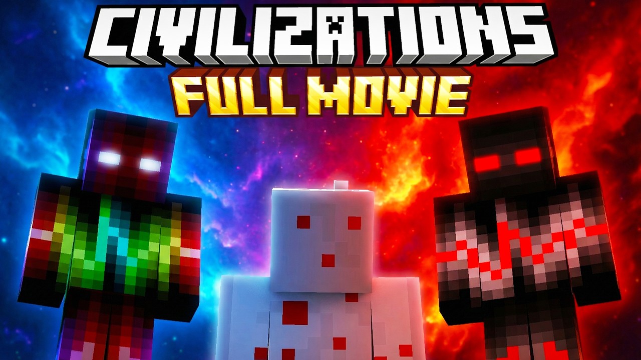 Minecraft But I Survive EVERY Civilization [FULL MOVIE]