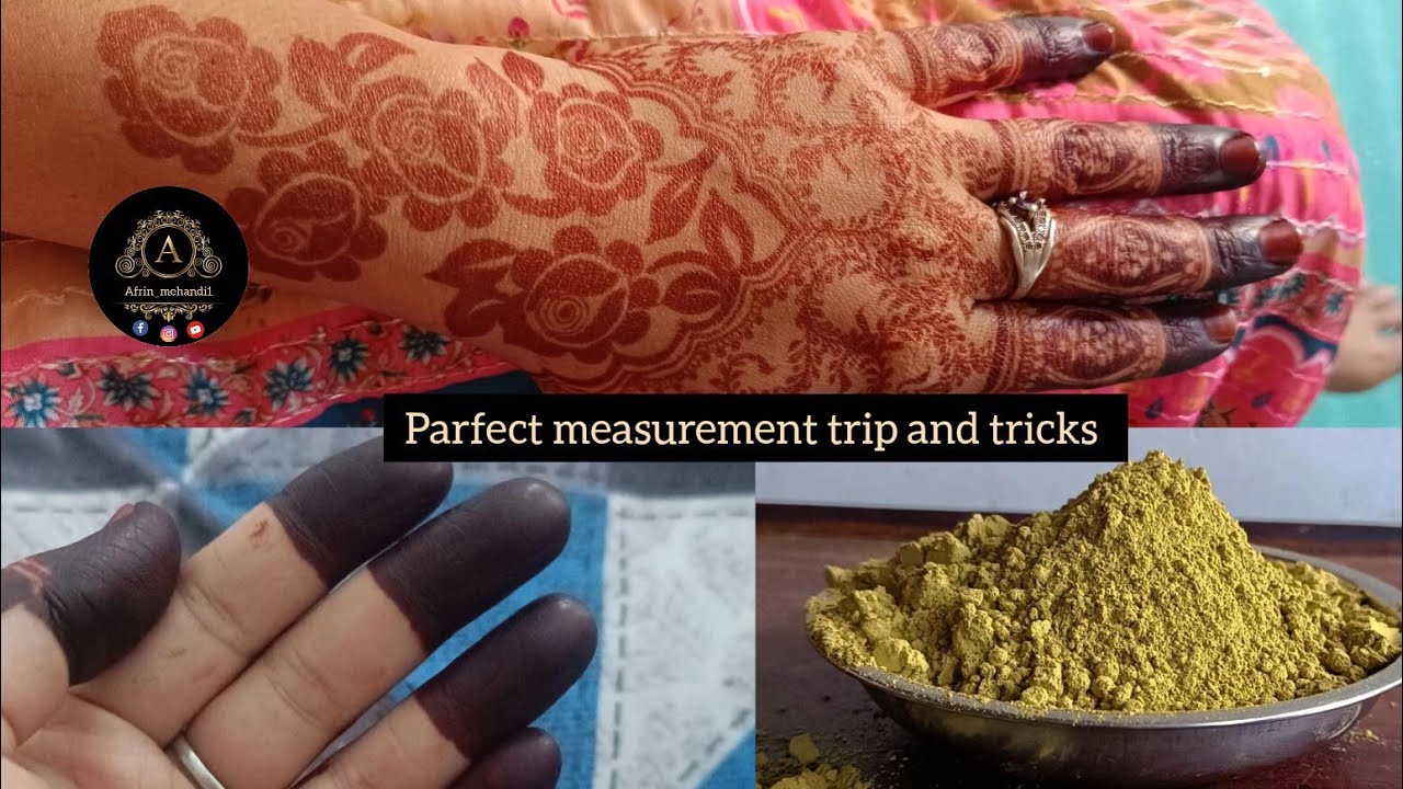 3 spoon Henna powder paste/ parfect henna paste👍 parfect measurement 