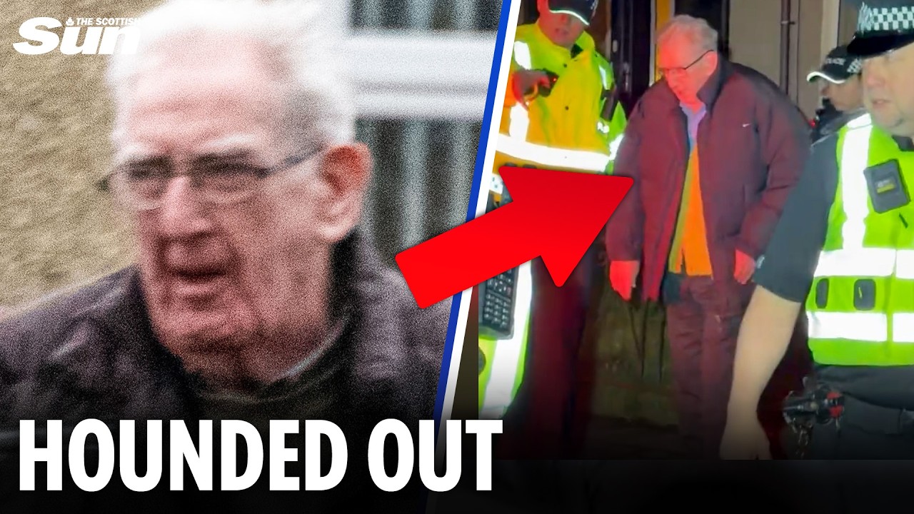 Celtic Boys Club paedophile Frank Cairney hounded out from his home after vigilante group protest