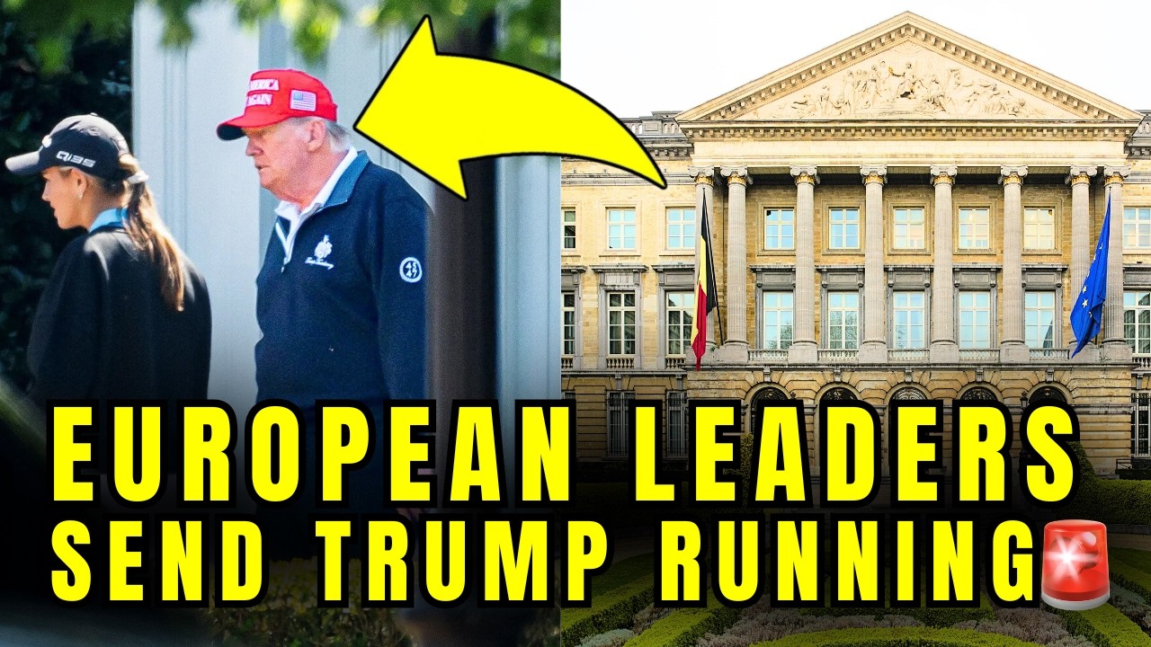 🚨Трамп СКРЫВАЕТСЯ ОТ ПОЗОРА, в то время как европейские лидеры только что сбросили бомбу