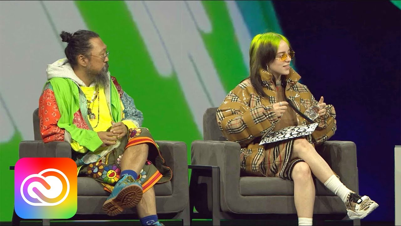 Билли Айлиш и Такаши Мураками о творческом сотрудничестве на Adobe MAX 2019 | Adobe Creative Cloud