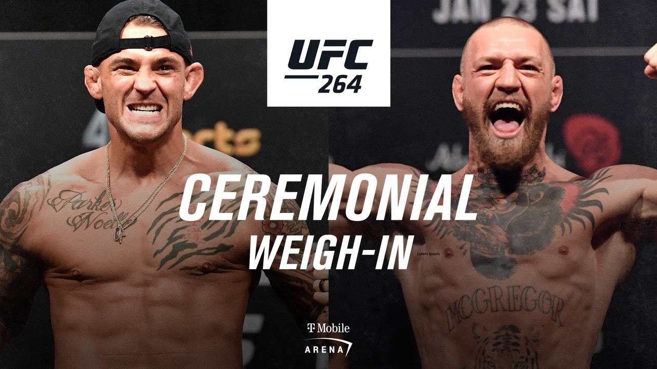 UFC 264: Торжественное взвешивание | Порье против Макгрегора 3