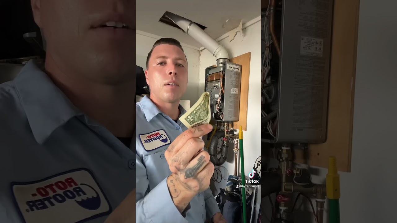 How to fix tankless water heater #plumbing #plumber