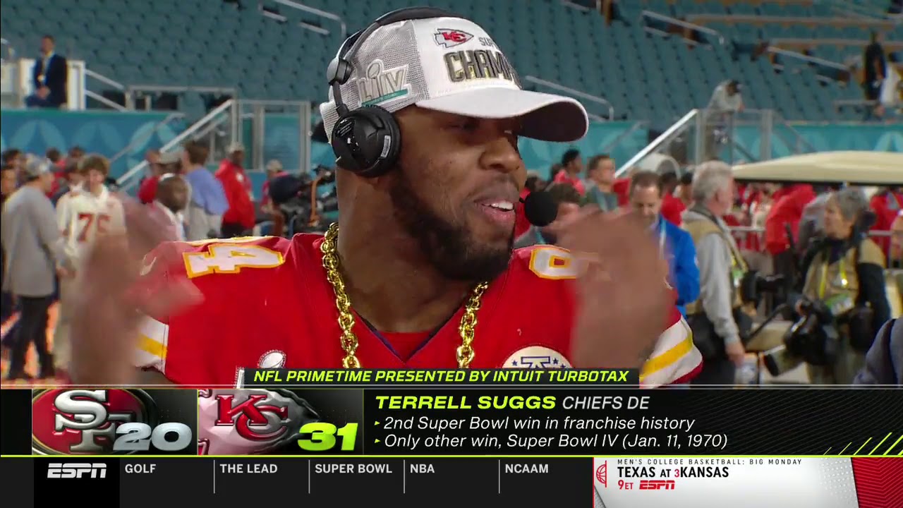 Terrell Suggs after winning his second ring