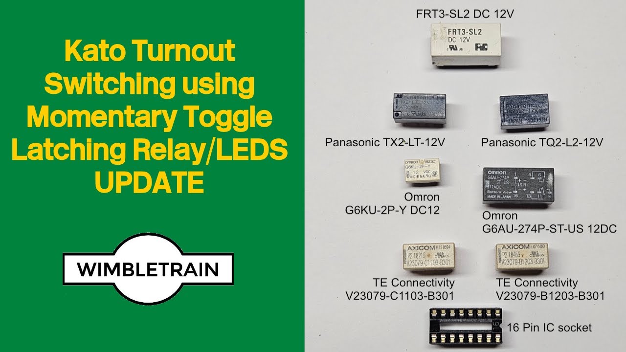 Kato Turnout Latching Relay Update