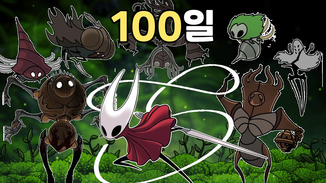 할로우나이트 실크송 100일 동안 엔딩 보기  (상)