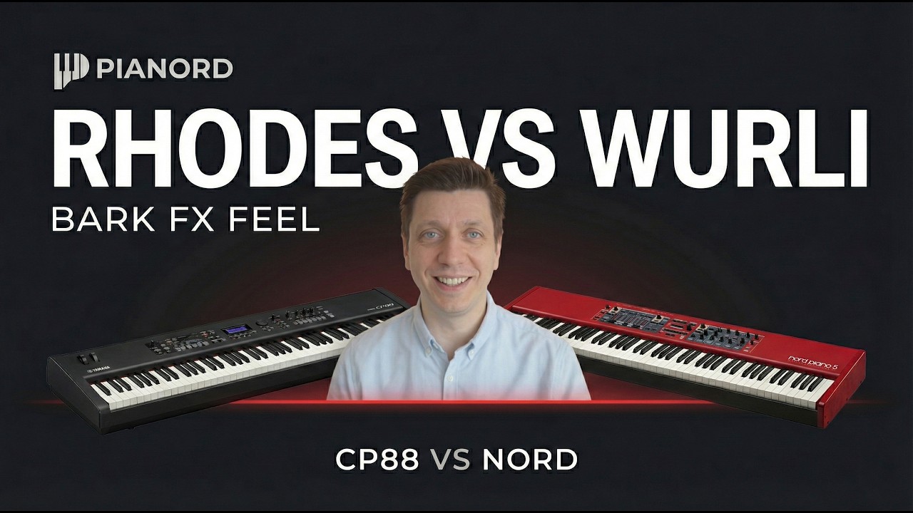 Stop Guessing Electric Pianos: CP88 vs Nord Piano 5 (Bark, Drive, Tremolo)