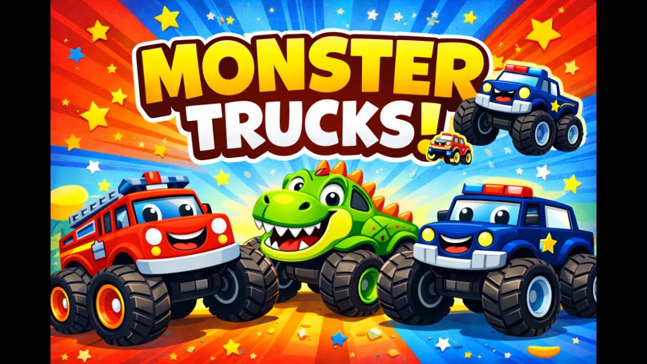 Big Monster Trucks for Kids | Fun Truck Video 🚙