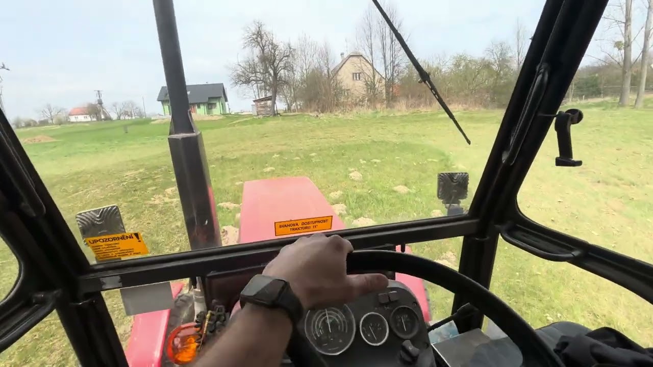 Zetor 7711 Vláčení travních porostů