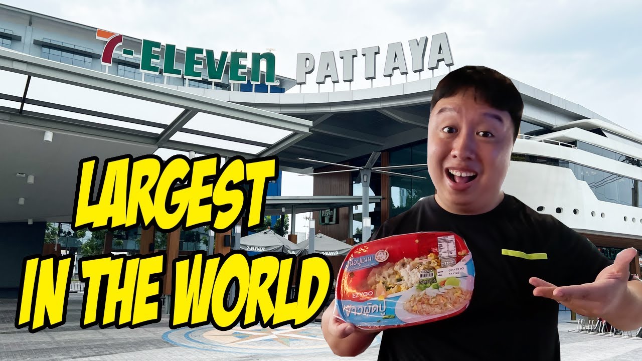 World’s Largest 7-Eleven in Pattaya, Thailand 🇹🇭 Full Tour and Food Review