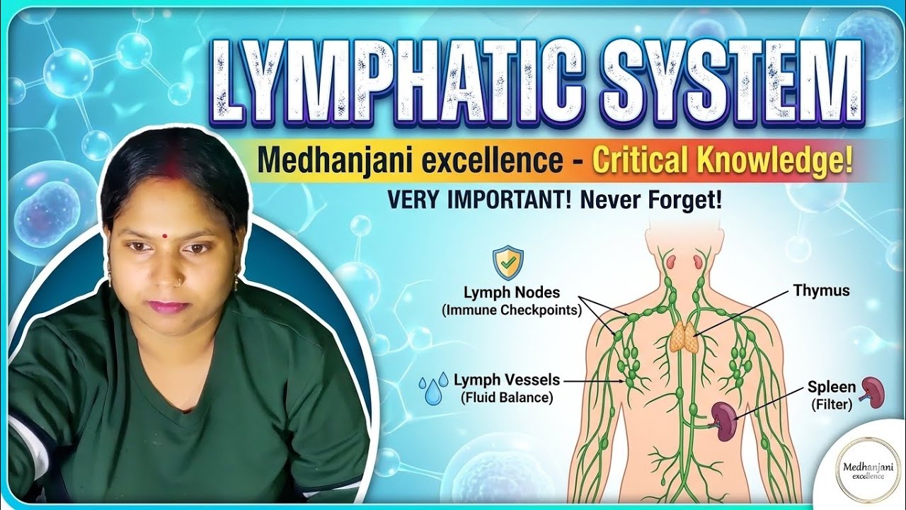 📚LIFE PROCESSES: LYMPHATIC SYSTEM (CLASS 10th SCIENCE NCERT) BIOLOGY BULLET