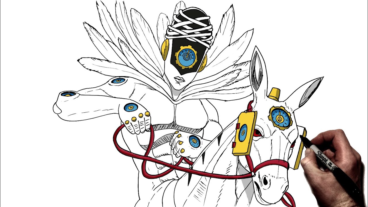 How To Draw Made in Heaven | Step By Step | JoJo's Bizarre Adventure