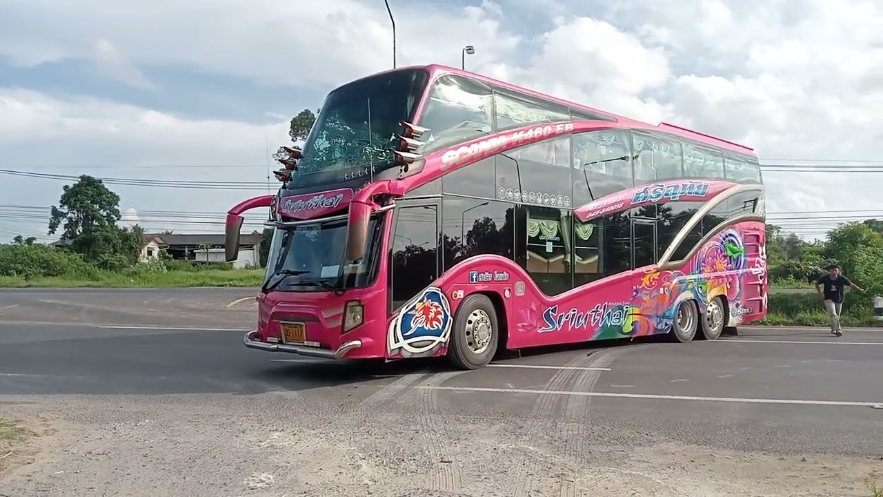 มาถึงรถกำลังจะออกทัวร์งานทำบุญ9วัดพอดีสแกนเนีย460EB