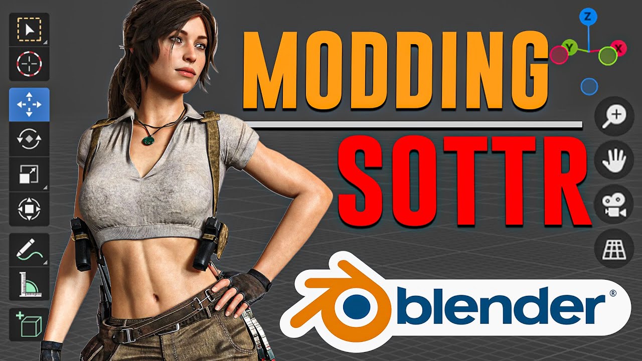 Полное руководство по моддингу для Shadow of the Tomb Raider с помощью Blender и Photoshop.