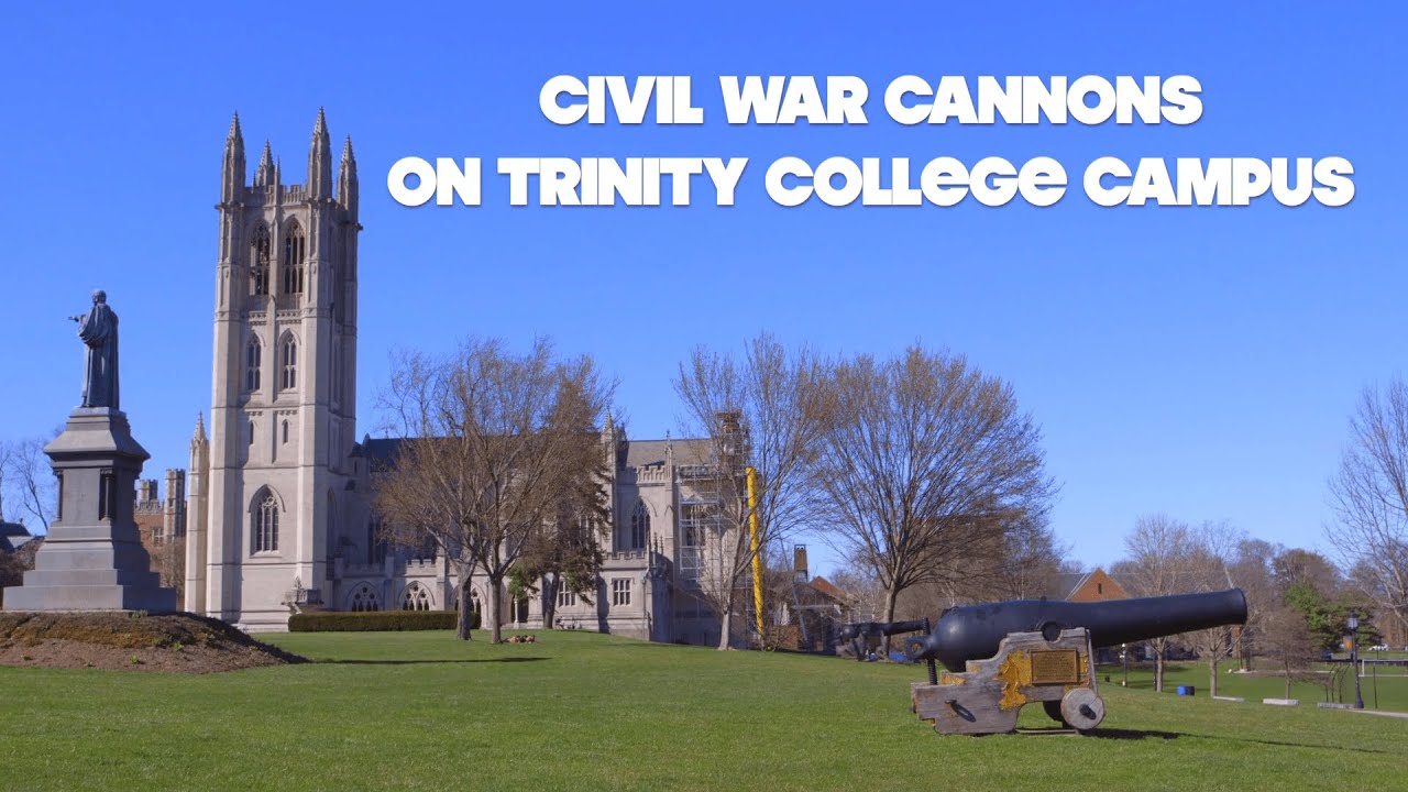 Civil War Cannons on Trinity College Campus