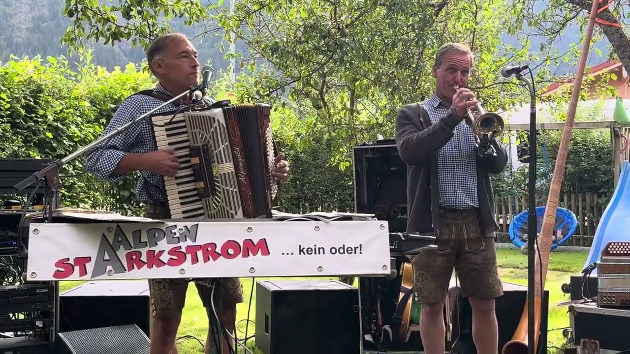 Alpenstarkstrom beim Viehscheid, Video 1 am 11.09.2024, in Bad Hindelang, Gasthaus Obere Mühle,