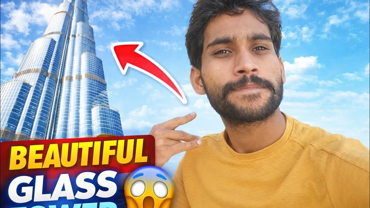 #viral #funny#video#glass tower burjhkhalifa 2