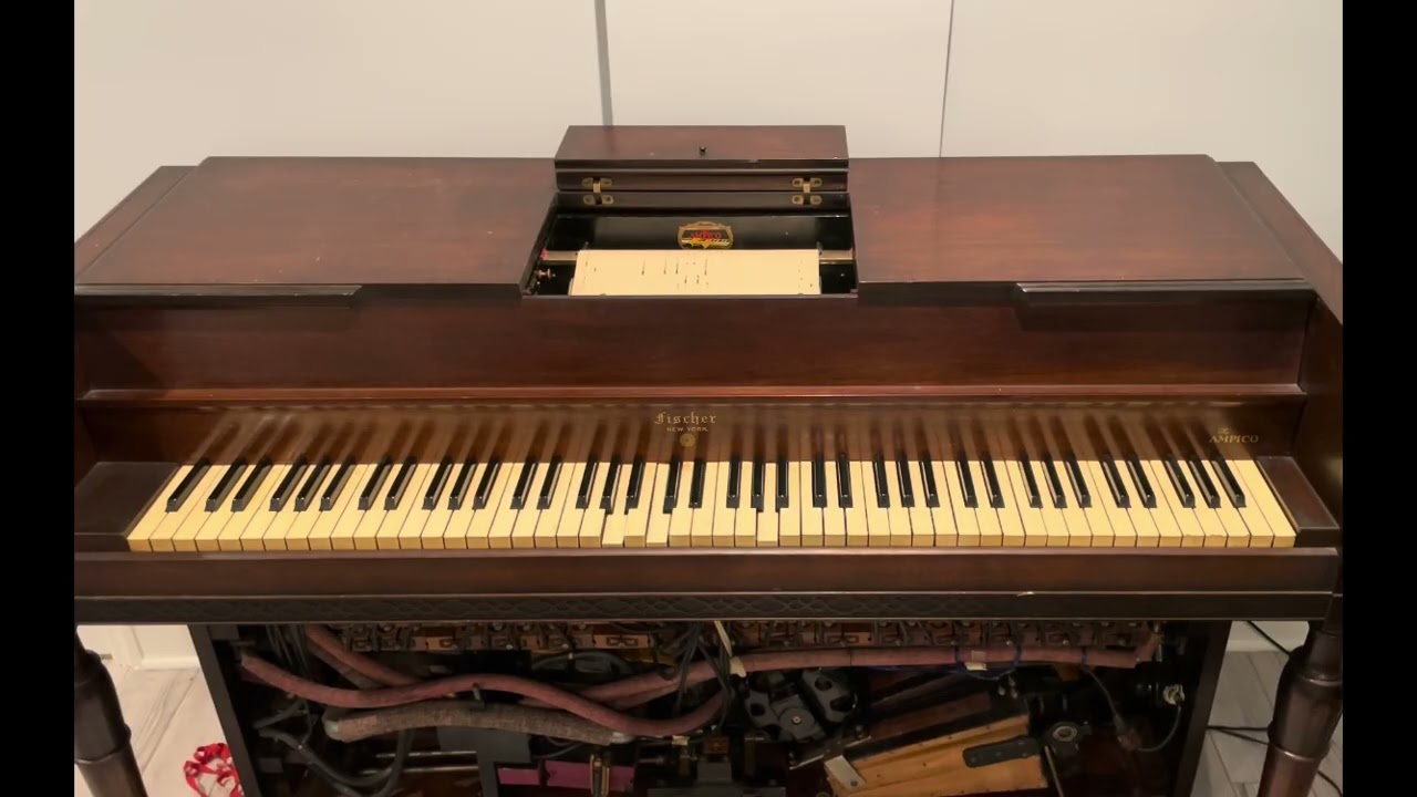 “The Red Mill” AMPICO Roll Played On A Rare 1936 AMPICO Spinet