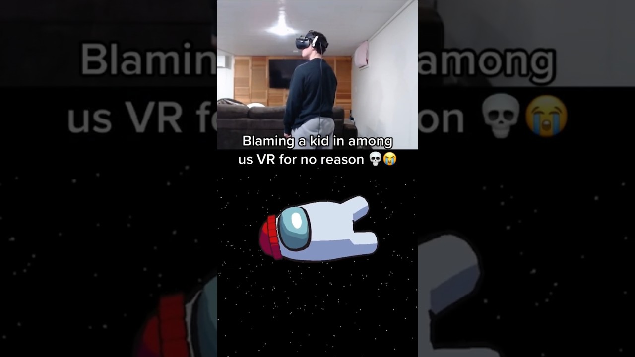 Gaslighting Kid in Among Us VR